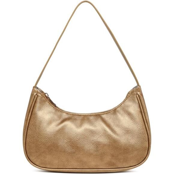 Shoulder Bags for Women Golden - Picture 1 of 7